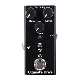 Ultimate drive effect pedal gives you rich, close to distortion overspeed, more than what diode tube amplifier can provide Open this pedal you can find the kind of response and wide harmonic overdrive tube amplifier Three knobs are separately used to...