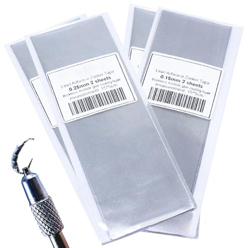 Outils pêche sans oxydation et ruban de plomb adhésif 4 pièces