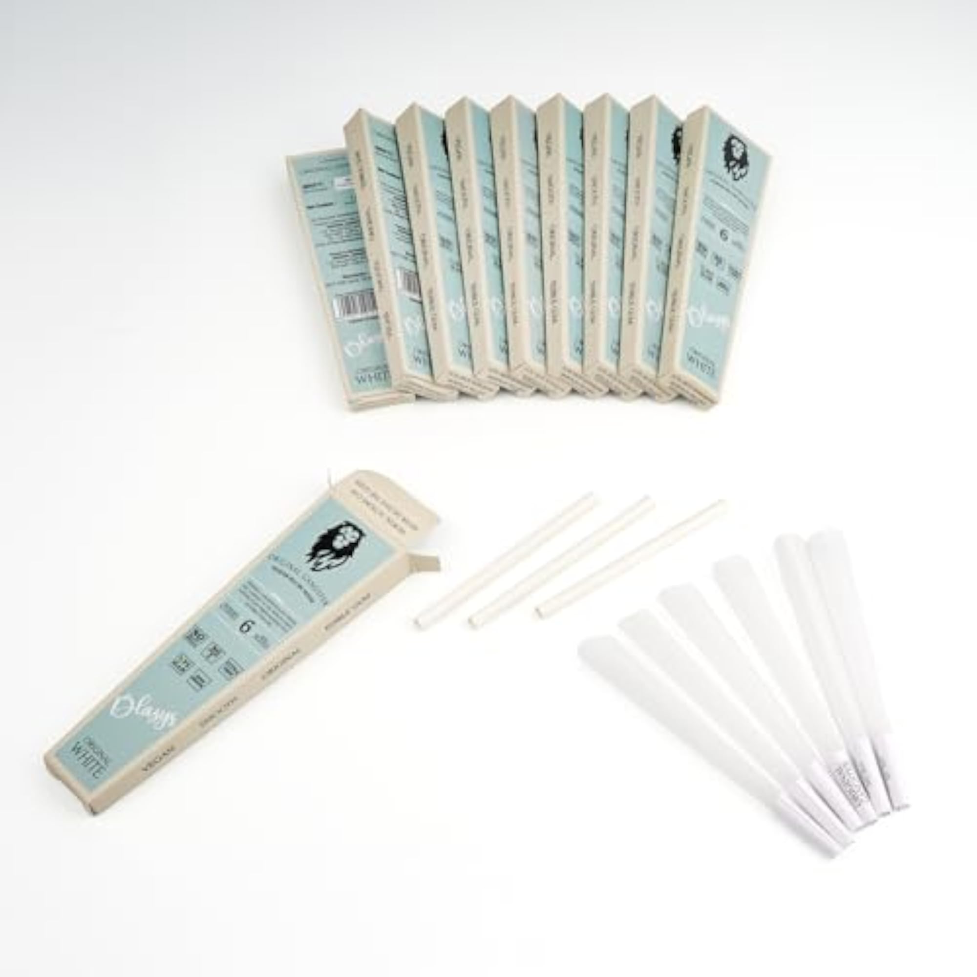 White Rolling Paper Cone Pack, 60 Count
