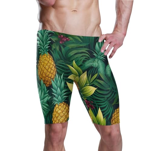 UMIRIKO Pineapple Fruit Men's Swim Jammers Swimsuit M B0400934