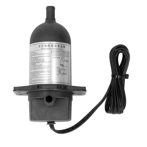 RASTKY Réchauffeur D'eau Moteur Préchauffeur Efficace 2 KW pour Générateur Thermostat Chauffage du Liquide de Refroidissement 240 V, Large compatibilité pour Divers Moteurs avec une Cylindrée de