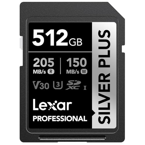 Lexar Professional Silver Plus UHS-I V30 SDXC�J�[�h - 512GB