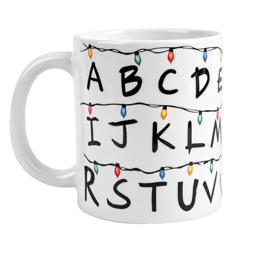 Ceramic Mug with Handles- 320ml Funny Mugs Milk Coffee Tea Cup Reusable Coffee Cups and Mugs for Women Men Fans Kids Idea Gift for Offices School Home