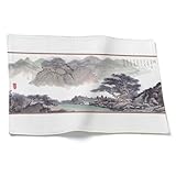 🛡️​Imperméable Avancé & Nettoyage Facile​​​​: Toile de lin enduite ​​Éco-PU​​ bloque instantanément les liquides ; taches effaçables en 5 sec avec un chiffon humide – sèche ​​3 fois plus vite​​ que les nappes en coton (Aucun trempage/lavage requis !).