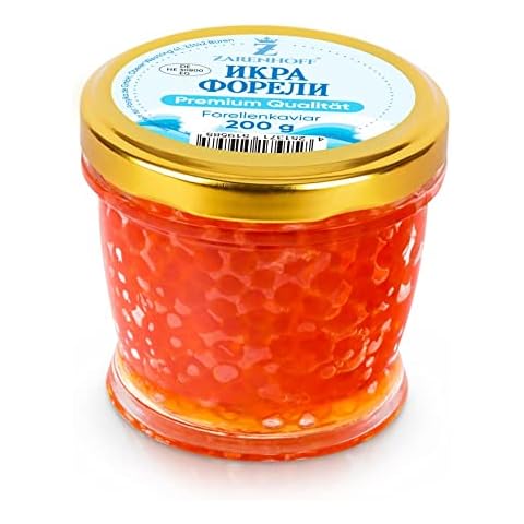 Kaviar 200 g Glas, Forellen Roter Kaviar, Forellenkaviar, икра caviar Cover