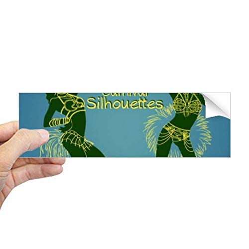 Autocollant fenêtre hula silhouette brésilienne DIYthinker - 2