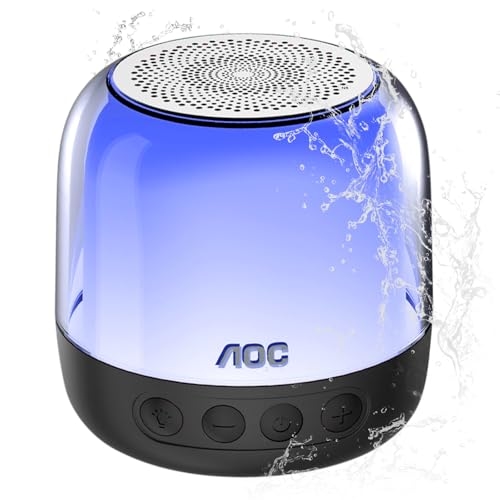 AOC ACS2321 Caixa de Som Bluetooth Portátil, Iluminação RGB AOC ACS2321 Caixa de Som Bluetooth Portátil, Iluminação RGB