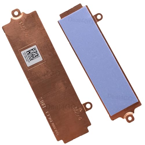 Deal4GO M.2 - Soporte de placa térmica SSD 29GT8 26X1Y 2FHJR 9C8RG Reemplazo para Dell G5 5510 5511 5515 5520 5521 5525, G16 7620, Alienware M15 R5 R6 R7