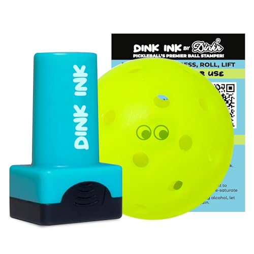 Dink Ink- Self-Inking Reusable Pickleball Marker | Personalize Your Pickleballs with Precision | Quick-Dry, Smudge-Free Durable Ink | Perfect for Pickleball Marking Accessories (Sneaky Shot)