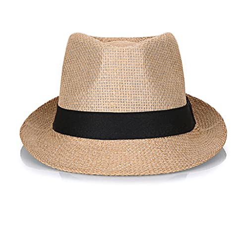 Chapeau de soleil pour hommes en lin léger pack de 3 chapeaux aérés avec ruban