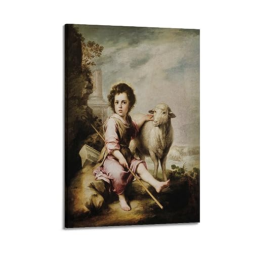 Poster Murillo impression d'art murale à suspendre décoration chambre 60x90 cm Bartolome Esteban