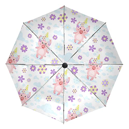 Parapluie automatique pliable pour femme fini les UV et les baleines cassées