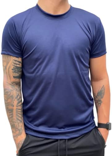 Camiseta Esporte Treino Academia Básica Masculino 100% Poliéster
