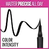 Maybelline-Eyestudio-Master-Precise-All-Day-Liquid-Eyeliner-Black-0034-Ounce Maybelline Eyestudio Master Precise All Day Waterproof Liquid Eyeliner Makeup, Black, 1 Count (Packaging May Vary)