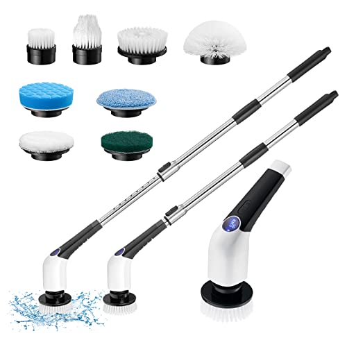 Keimi Electric Spin Scrubber, 2024 New Cordless Voice Prompt Shower ...