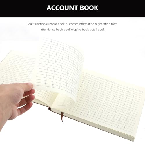 Carnet de compte en simili cuir souple avec papier Premium - 4
