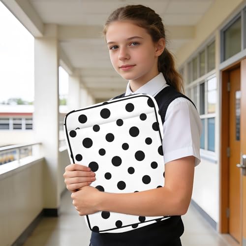 Trieur accordéon multicouche robuste avec finitions à pois - 6