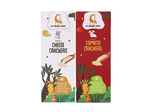 The Growing Giraffe A Wholesome & Nutritious Treat for All (Pack of 1, Cheese & Tamato)