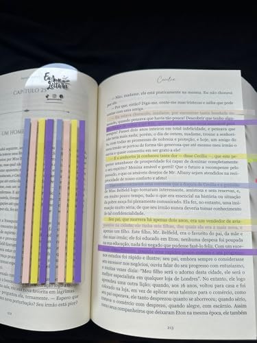 Eu amo Leitura - Notas adesivas modelo Mystic - 160 peças - Papel