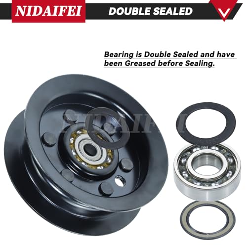 NIDAIFEI Polia intermediária 106-2175 com kit de ferramentas de montagem substitui Toro 132-9420 par