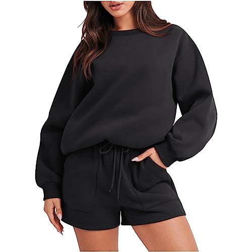 Conjunto de chándal para mujer evita el frío interior con sudadera de forro polar