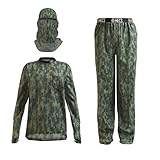 HECS HECSTYLE Lightweight System | Hunting Camo Suit with Bioelectric Shielding | Hunting Clothes for Men | Patented Technology | Mens Hunting Clothes - Medium - Green