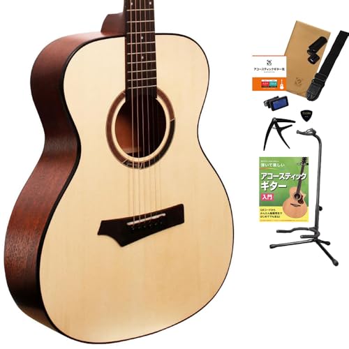 Amazon | Gopher Wood Guitars i110 アコースティックギター 教本付き