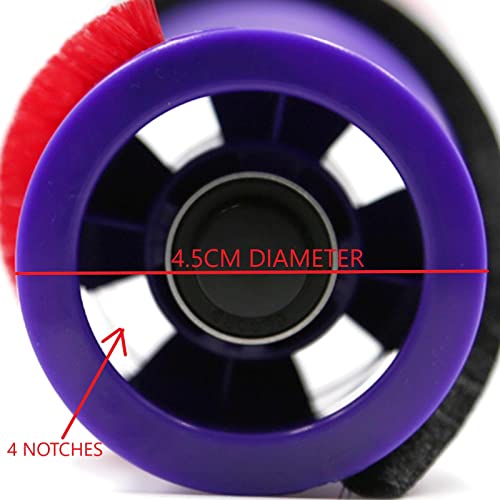 Masterpart Generic Vacuum Cleaner Brush Roll With End Cap Compatible With Dyson Dc59 Motorhead, V6 Sv04, Dc72, Sv05, Hh08, Sv06, Sv09 Absolute, Sv11(Compatible With Oem # 967157-01) #TOP2