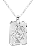 My Gold Damski męski wisiorek znak zodiaku (bez łańcuszka), prawdziwe srebro wysokiej próby 925, 21 mm x 12 mm, znak zodiaku horoskop Gaudino, Groß, Srebro szterlingowe, Bez kamieni szlachetnych
