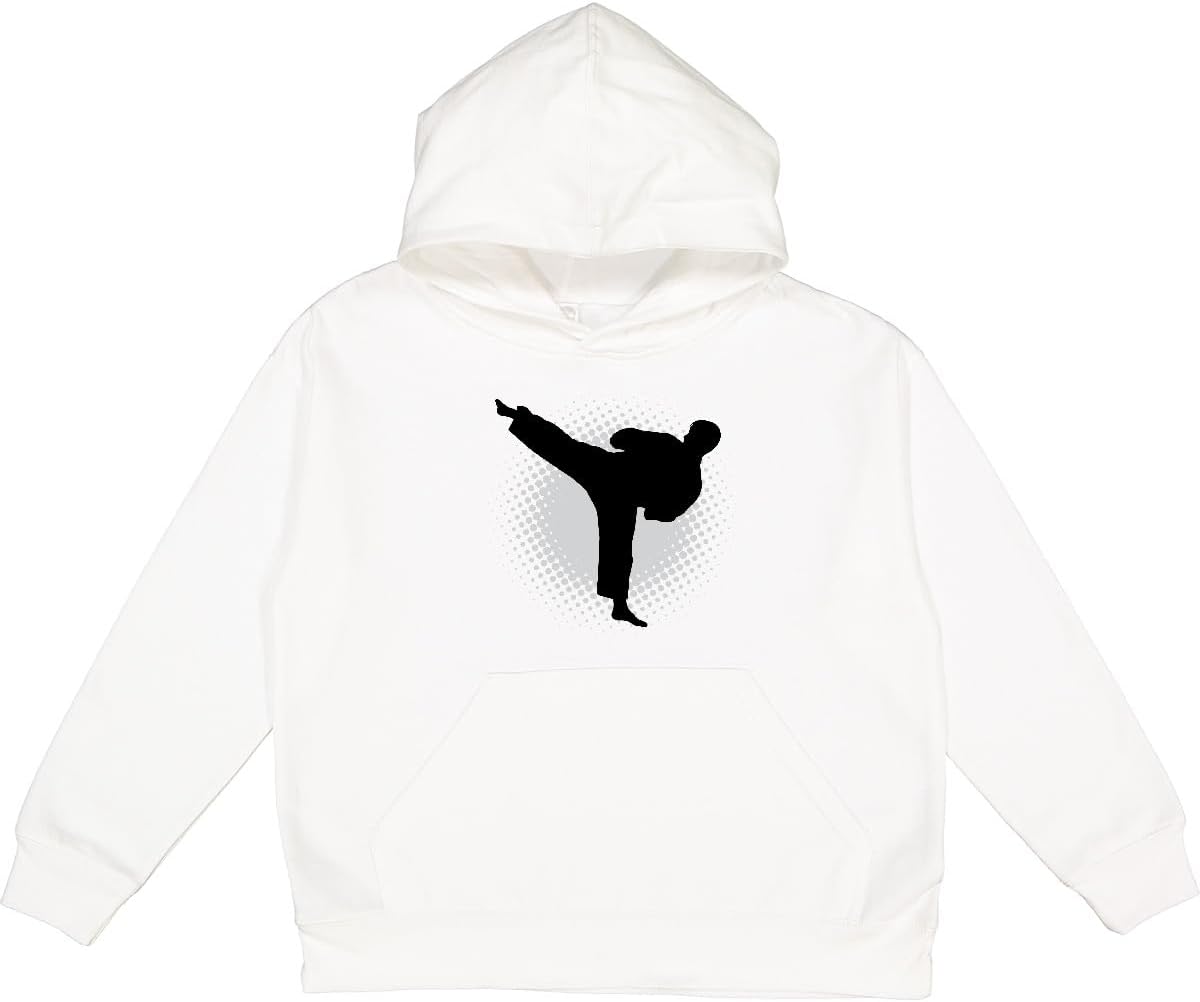 inktastic Karate Martial Arts Silhouette Sports Youth Hoodie Sweatshirt
