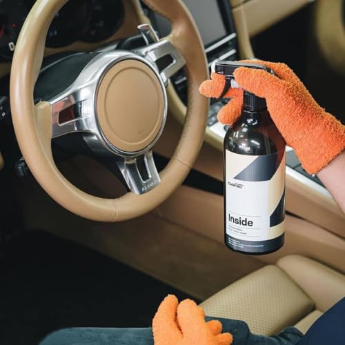 Image of CARPRO Inside Car Interior Cleaner: Ultimate Detailer Car Vinyl, Plastic & Finished Leather - Remove Dirt, Sweat, Oils from Interior Surfaces - Liter (34oz)