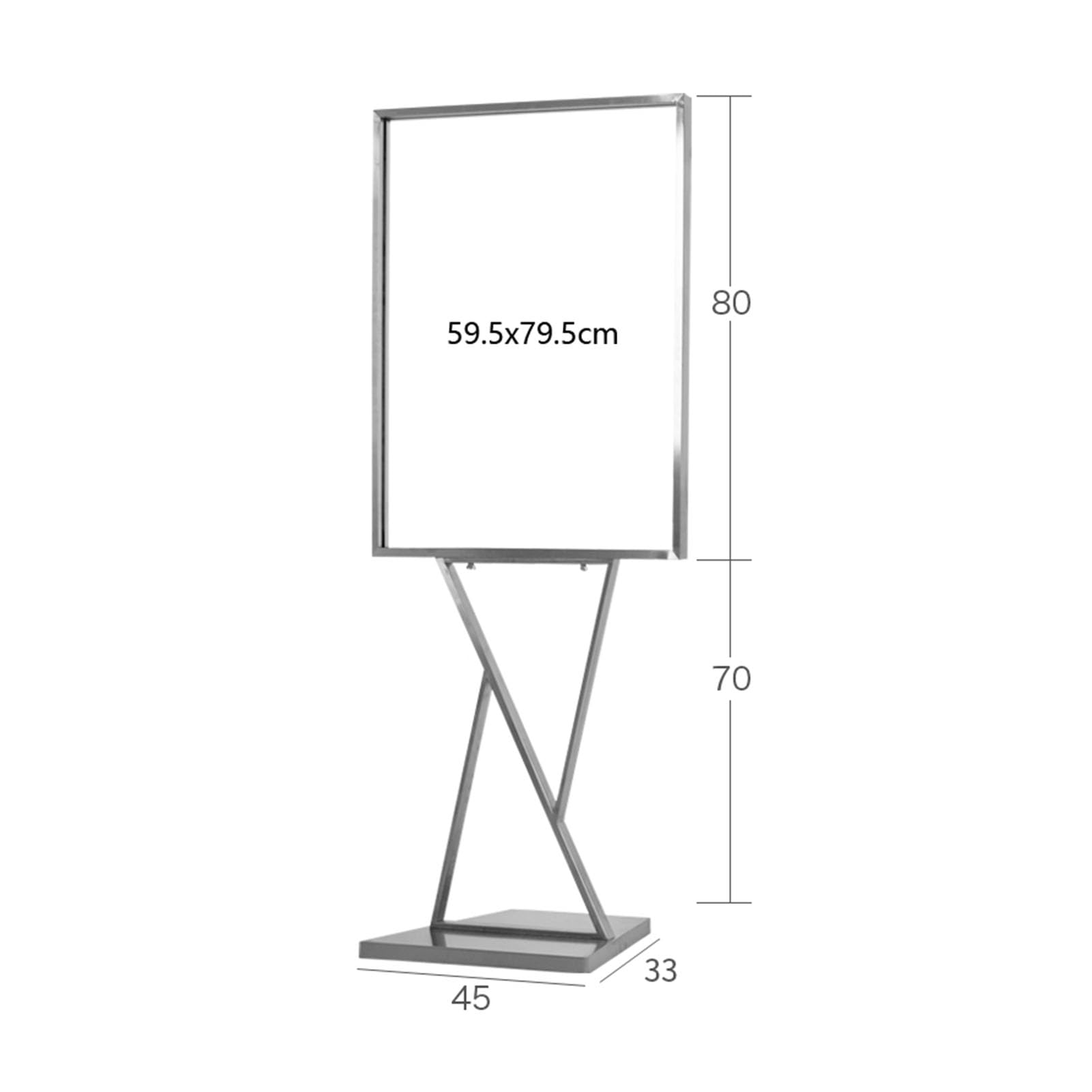 Soporte de Cartulina Resistente Al Aire Libre,Soporte de Cartel Moderno de Doble Cara Soporte de Volante para Tablero Espuma,Soporte Exhibición de La Bandera,Soporte Letrero de Bienvenida La Tienda
