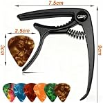 Capo,Guitar Capo, Ukulele Capo,Trigger Capotastos for Acoustic Electric Guitars and Ukulele