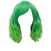Probeauty Sweety Collection Lolita 40CM Short Curly Wig Fashion Women Cosplay Wig + Wig Cap (Green F9A)