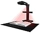 CZUR ET18 Pro Professioneller Buchscanner mit LED Fülllicht, OCR Dokumentenscanner 18 Megapixel Dokumentenkamera Visualizer für Windows und macOS mit Laser Verflachungstechnologie, bis zu A3