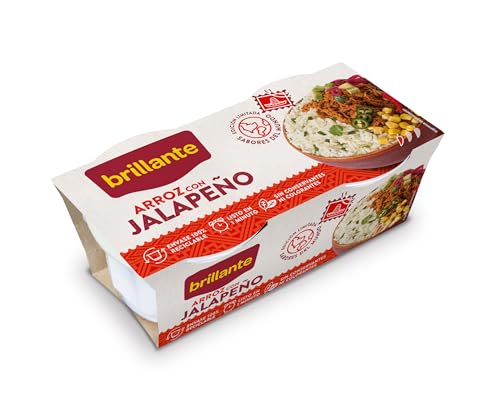 Brillante Arroz con Jalapeños, 2 x 125 g