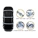 Car Snow Chain for VOLVO V50 2004-2017, Security Tire Chains Anti-Skid Mud Snow Vehicle Emergency Escape Traction Winter Driving,L/1150cam