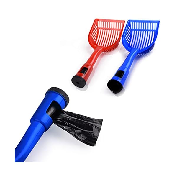 2 Pc Pet Cat Litter Poop Scoop Waste Bags Dog Pooper Scooper Cleaning Pick Up