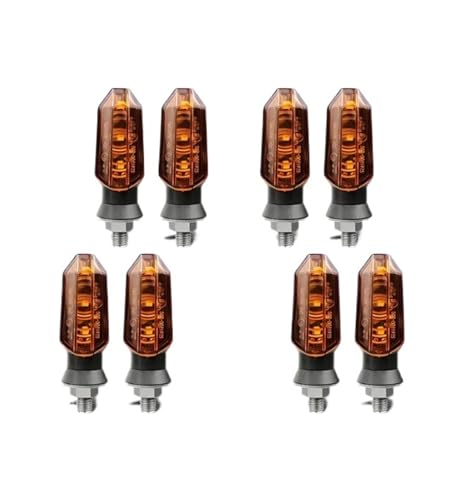 Clignotant LED pour motos ambre 8mm pour remplacer un indicateur 12V cassé