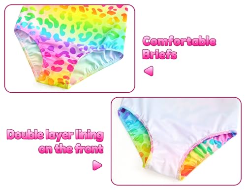 Image of Gnainach Girls Swimsuits Size 2t 3t Toddlers Bathing Suits with Adjustable Straps Cute Sleeveless Beach Swimwear