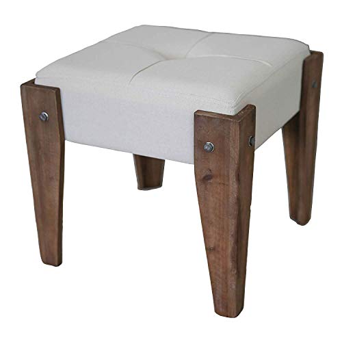 International Caravan Tufted Fabric Stool