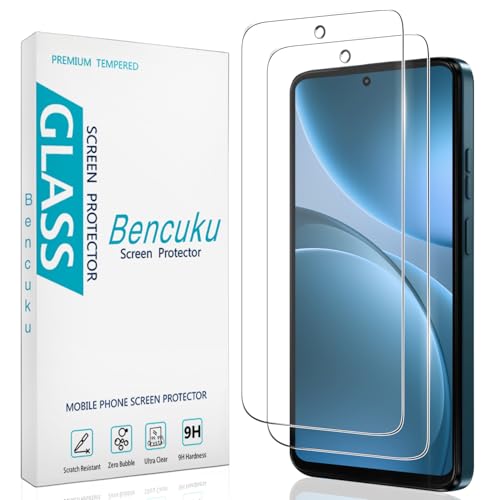 Bencuku (2 Pack) Screen Protector for Motorola Moto G Play 2026 Tempered Glass, 9H Hardness, Anti Scratch, Bubble Free
