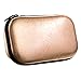 ZIPIT Metallic Pencil Box/Pencil Case/Storage Box, Rose Gold