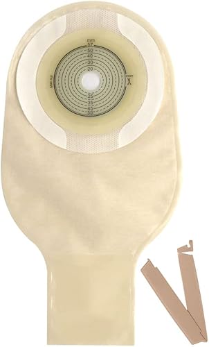 Miniatura 3 de 20 suministros de ostomía, bolsas de colostomía, bolsa de ostomía drenable de una pieza para el cuidado de la colostomia, corte a medida