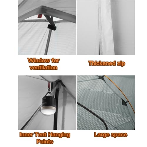 Carpa windhike para 3/4 personas 3 temporadas impermeable miniatura 6