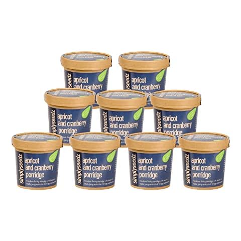 Simplyseedz Jumbo Oats Porridge Pot with Fruit Cover