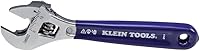 Vista 4 de Klein Tools D86932 Llave ajustable, forjada con mandíbula más delgada y acabado cromado de alto pulido, 4 pulgadas
