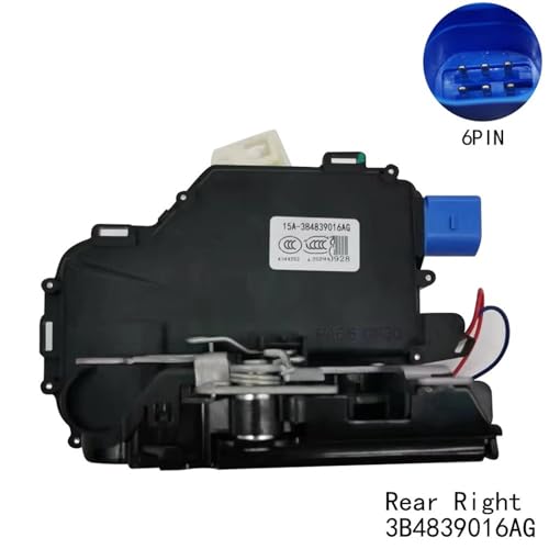 Cerradura delantera derecha RHD para VW Polo T5 y Skoda Fabia con motor de ajuste 3B2837016AA 5