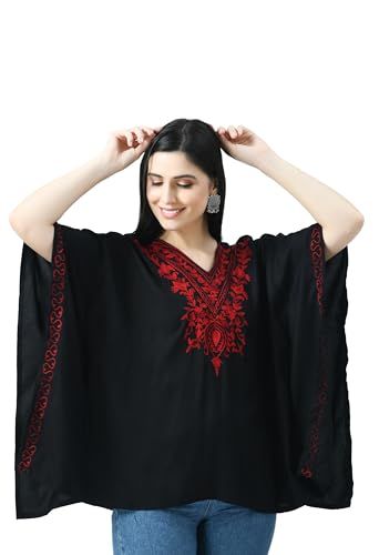 Image of QAZMI Women's Rayon Cotton Kaftan