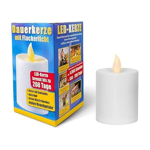 NECESITAS Premium LED Grave Light Candle Cover